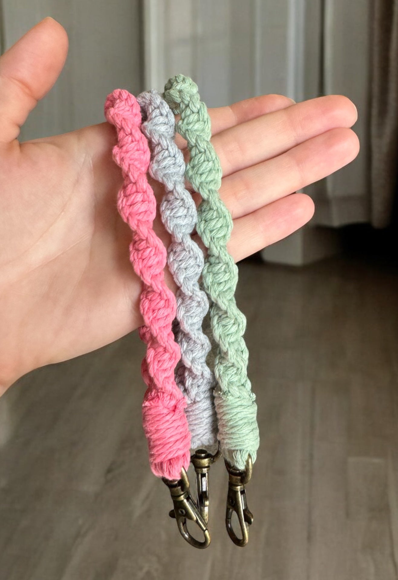 Macrame Twist Wristlet
