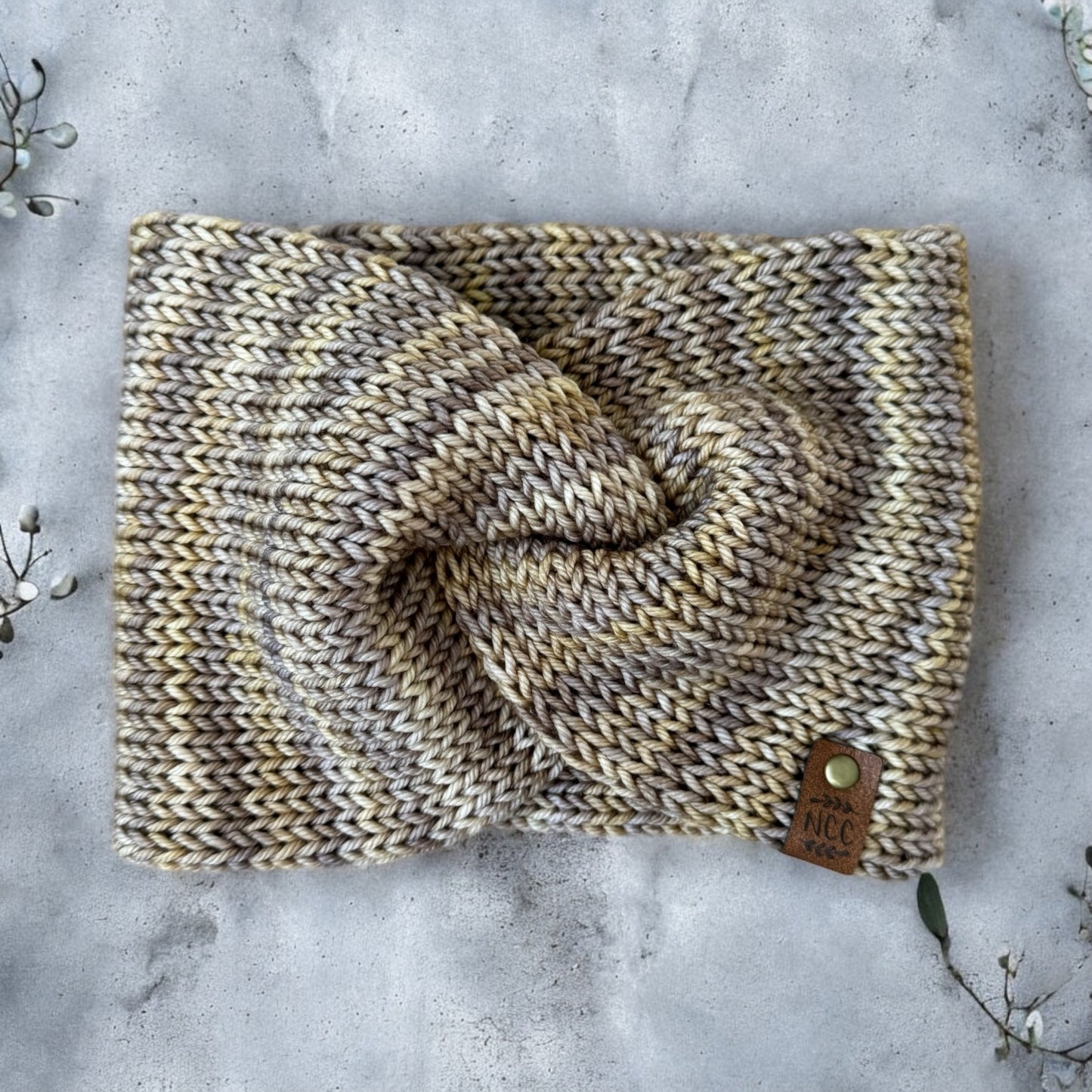 Luxury Knit Twist Earwarmer