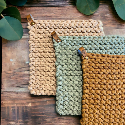 Chunky Farmhouse Hot Pad