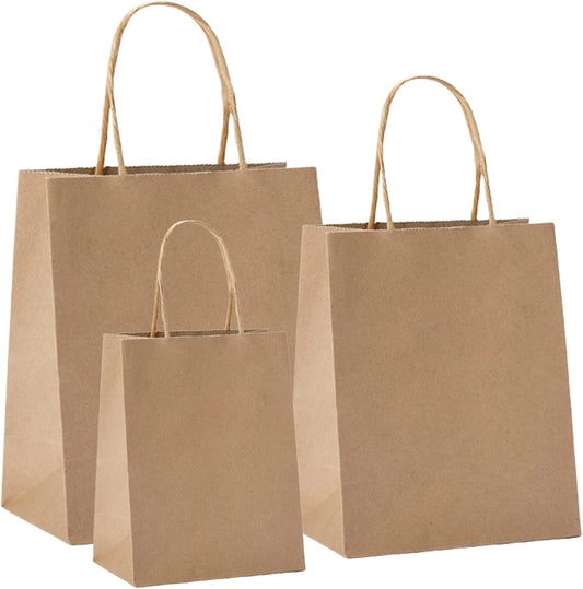 Yesland 75 Pcs Kraft Paper Bags