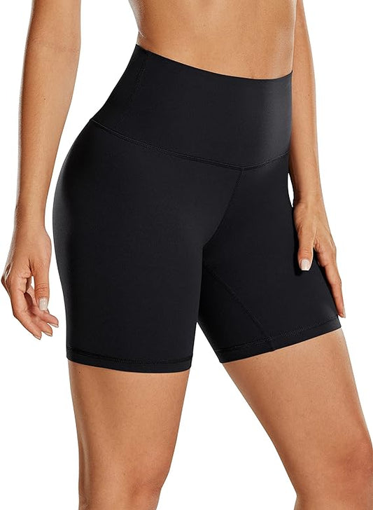 CRZ YOGA Womens Butterluxe Biker Shorts 2.5'' / 4'' / 6'' / 8'' - High Waist