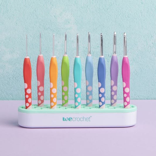 Dots Crochet Hook Set & Caddy (We Crochet)