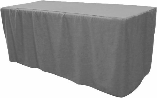 6 ft Polyester Fitted Tablecloth